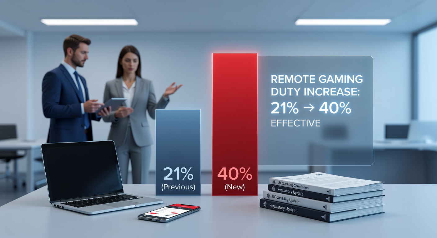 Casino operator reviewing compliance documents amid rising regulatory pressures in the UK