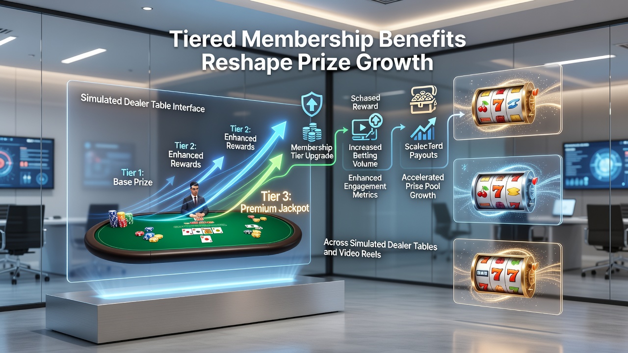 Video reel interface highlighting tier-based jackpot multipliers and instant deposit confirmation