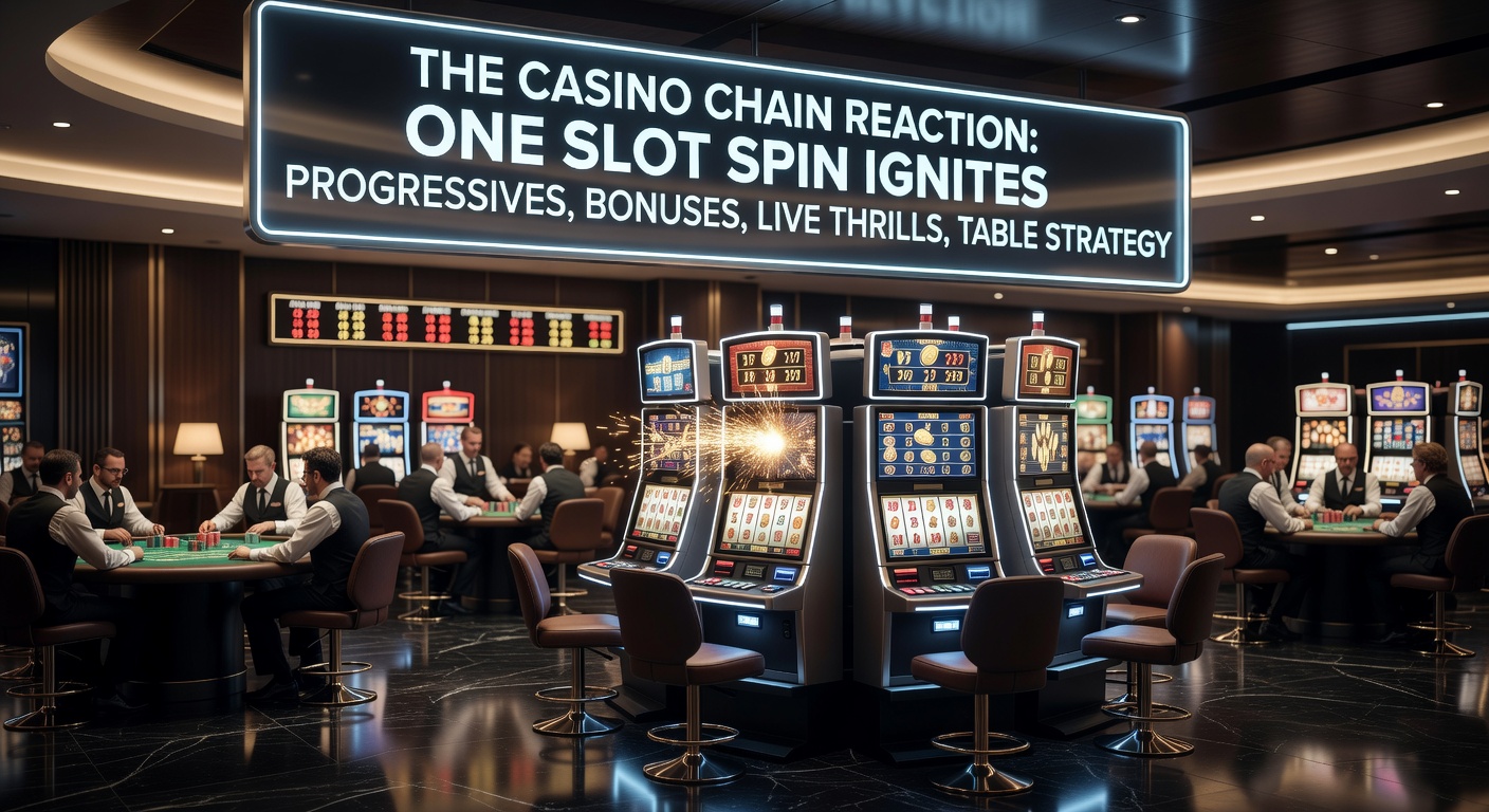 Dynamic split-screen of a mobile casino app showing slot progressives feeding into live blackjack tables, with VIP invite pop-ups and instant payment confirmations overlayed on a sleek interface